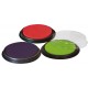 Set of 3 maxi size inkpads red, green and purple